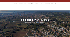 Desktop Screenshot of lafarelesoliviers.com