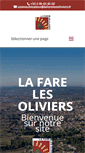 Mobile Screenshot of lafarelesoliviers.com